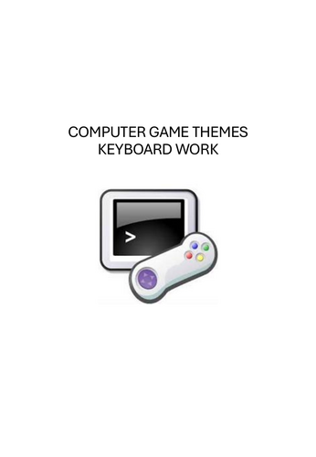 Computer game music piano music for ks3.