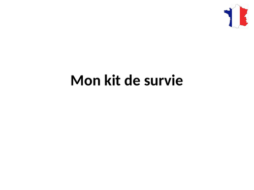 Studio 1 - Module 1 - Mon kit de survie