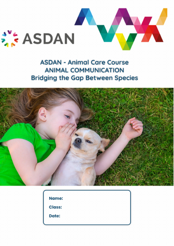 ASDAN Animal Care - Animal Investigation - Communication - B4