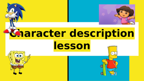 Character description Gruffalo KS1 with worksheet