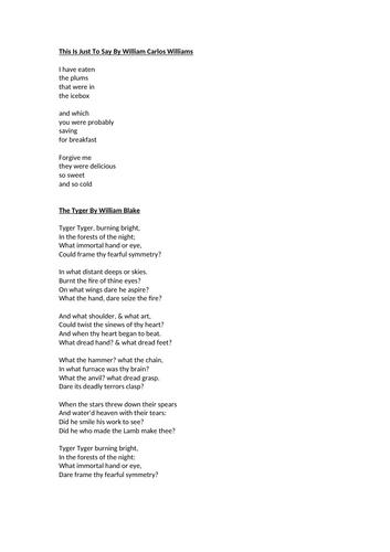 Introduction to Poetry - What is a Poem?