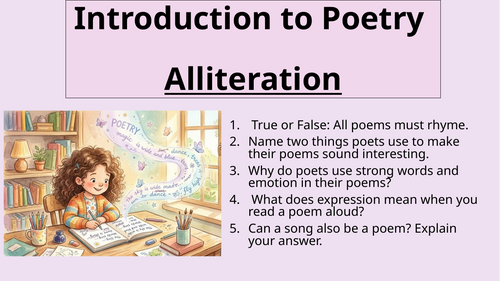 Introduction to Poetry - Alliteration