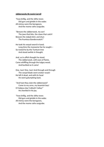 Introduction to Poetry - Performance Poetry