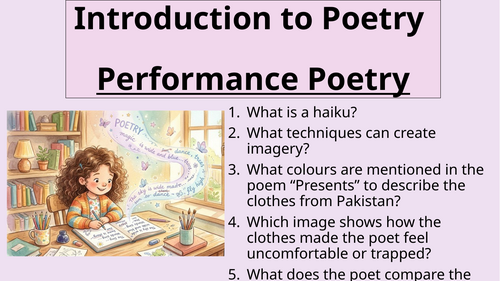 Introduction to Poetry - Performance Poetry