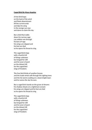 Introduction to Poetry - Social Justice Poetry