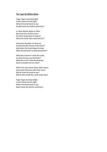Introduction to Poetry - Rhythm and Rhyme