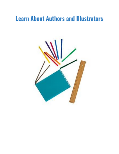 Authors and Illustrators