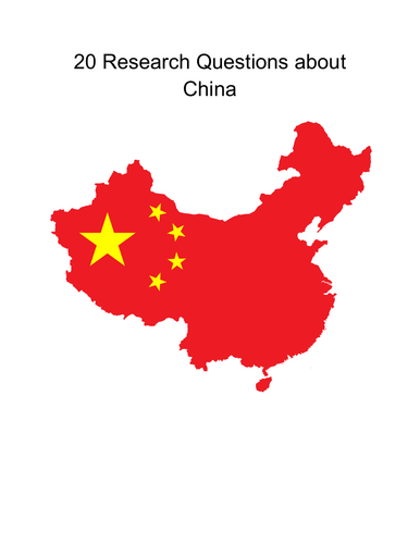 20 Research Questions about China