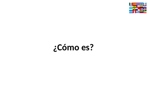 Describing People: Es… and Tiene…