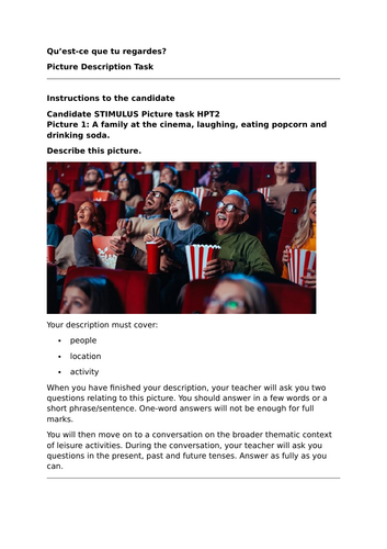 Pearson Edexcel / AQA GCSE French (Higher) - Module 1 - Page 12 - Qu'est-ce que tu regardes?