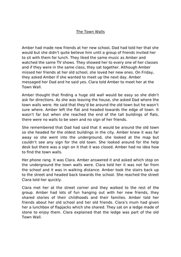 Talk4Writing Year 2 Cities Fiction Set