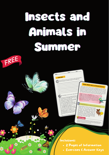 Summer Animals and Insects: Nature and Behavior