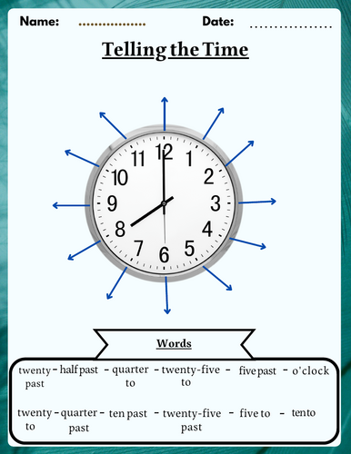 Fun with Time: Learning Hours and Minutes