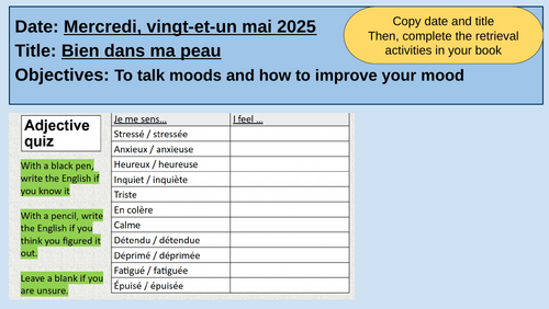 Bien Dans Ma Peau (NEW AQA GCSE FRENCH) CONTI