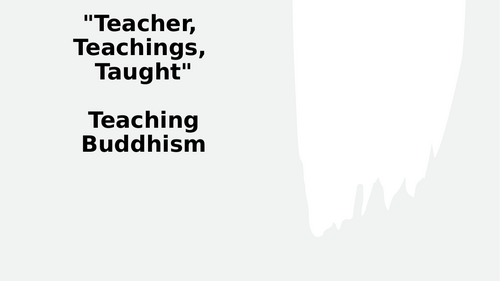 Buddhism Subject Knowledge Development