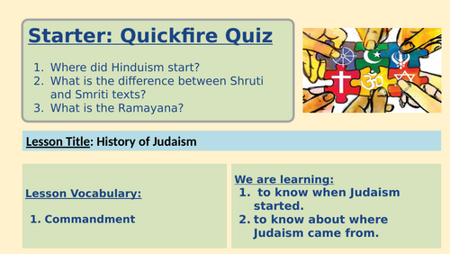 Religious Origins Unit