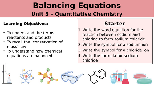 GCSE Chemistry - Balancing Equations & Conservation of Mass