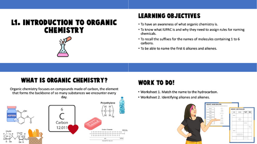 Organic Chemistry Lesson 1 - Introduction