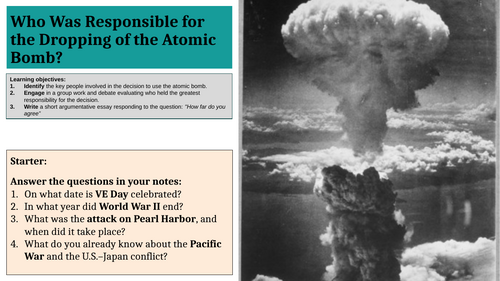 Who Was Responsible for Dropping the Atomic Bomb? WWII Japan and USA