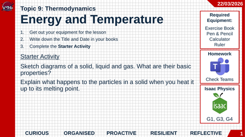 Edexcel A Level Physics - Thermodynamics (Whole Unit)