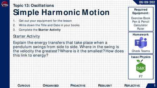 Edexcel A Level Physics - Oscillations (Whole Unit)