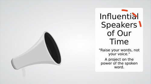 Influential speeches and speakers