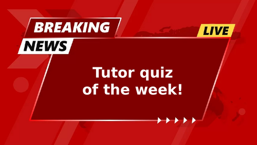 Weekly Quiz W/C 09/06/25