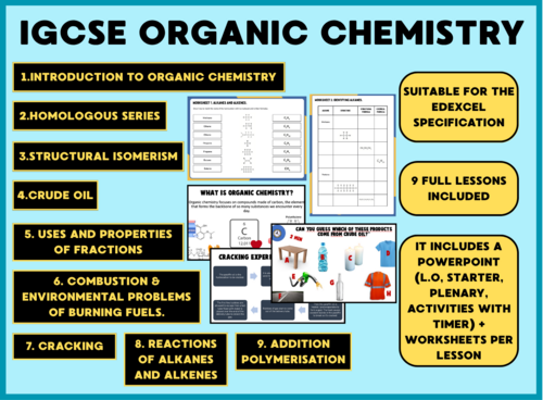IGCSE Edexcel Organic Chemistry Double Award