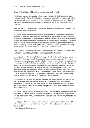 Gender, Sexism and Feminism - The Fourth Wave of Feminism