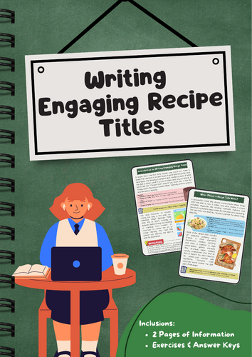 Recipe Titles: Flavor, Structure, Creativity