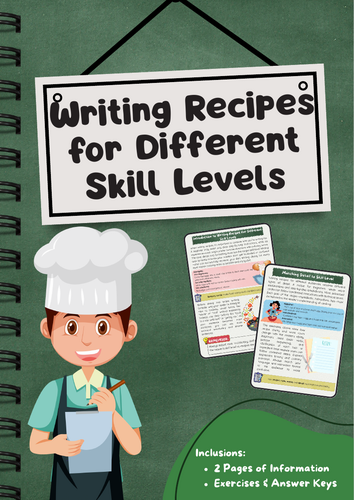 Recipe Writing: Skill-Level Adaptation Techniques