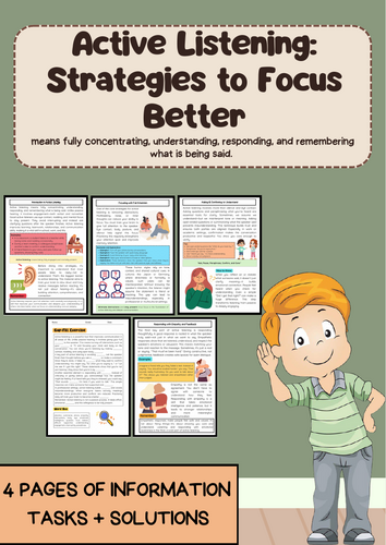 Active Listening: Focus, Response, Empathy Skills