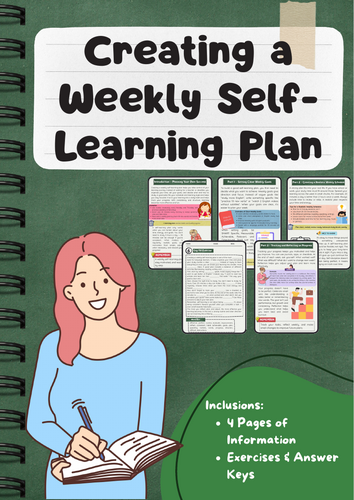 Weekly Learning Plan: Goals – Structure – Reflection