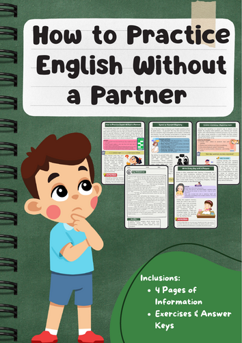 Practice English Alone – Speaking, Listening, Writing