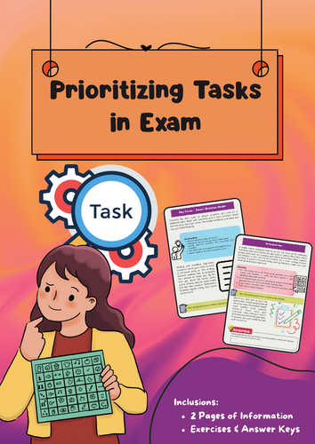 Prioritising Questions in Written Exams