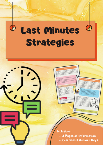Exam Strategy: Last-Minute Checking Tips