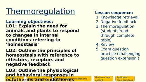 Thermoregulation