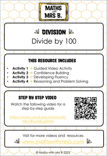 Divide by 100 | Maths with Mrs B.