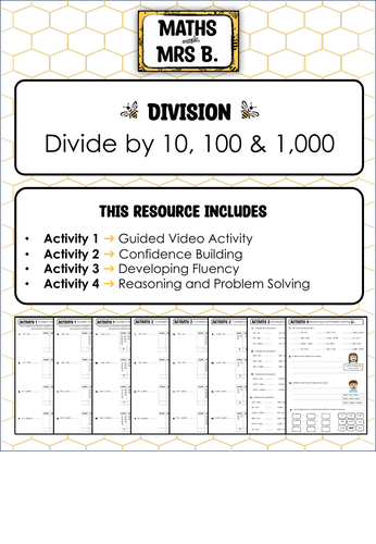 Divide by 10, 100, 1000 | Maths with Mrs B.