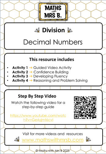 Dividing Decimals | Maths with Mrs B.