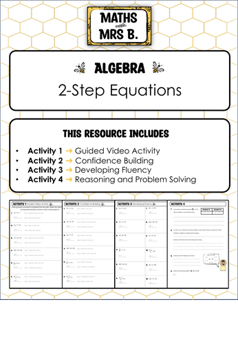 2-step Equations | Algebra