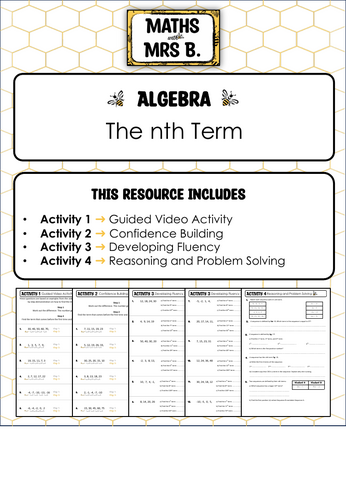 The nth Term | Maths with Mrs B.
