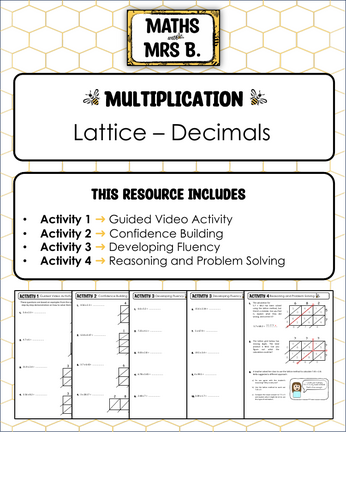 The Lattice Method | Decimals | Maths with Mrs B.