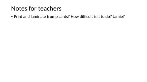 Contrasting countries top trumps
