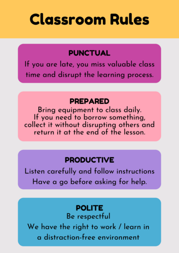 Classroom Rules