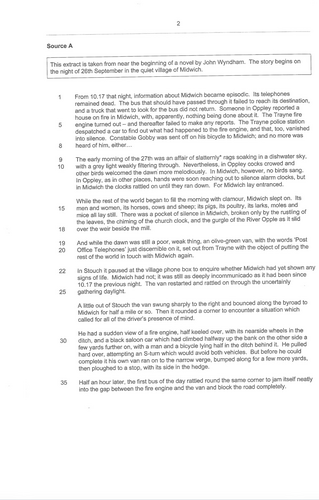 AQA GCSE English Language 8700/1 (May 2025)