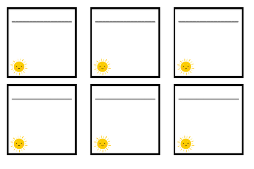 Sunshine Tray Labels