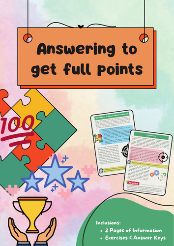 Full Point Answers: Task Fulfillment and Clarity