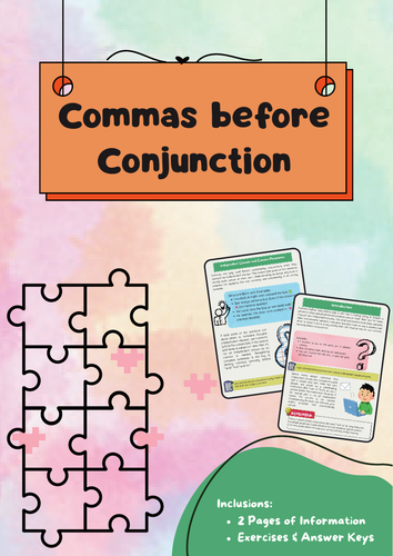 Commas Before Conjunctions: and, but, or