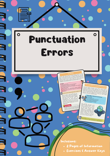 Common Punctuation Errors: Rules and Corrections